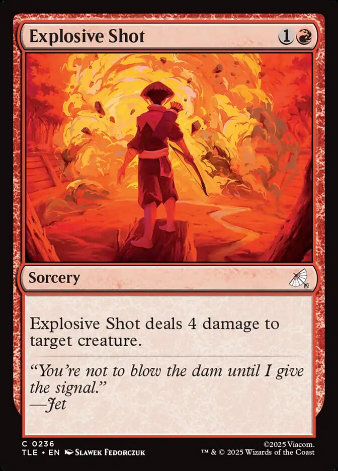 Explosive Shot card front