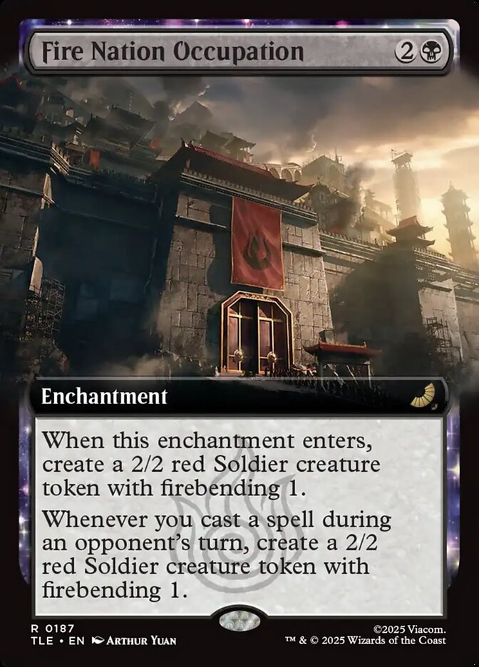 Fire Nation Occupation card front