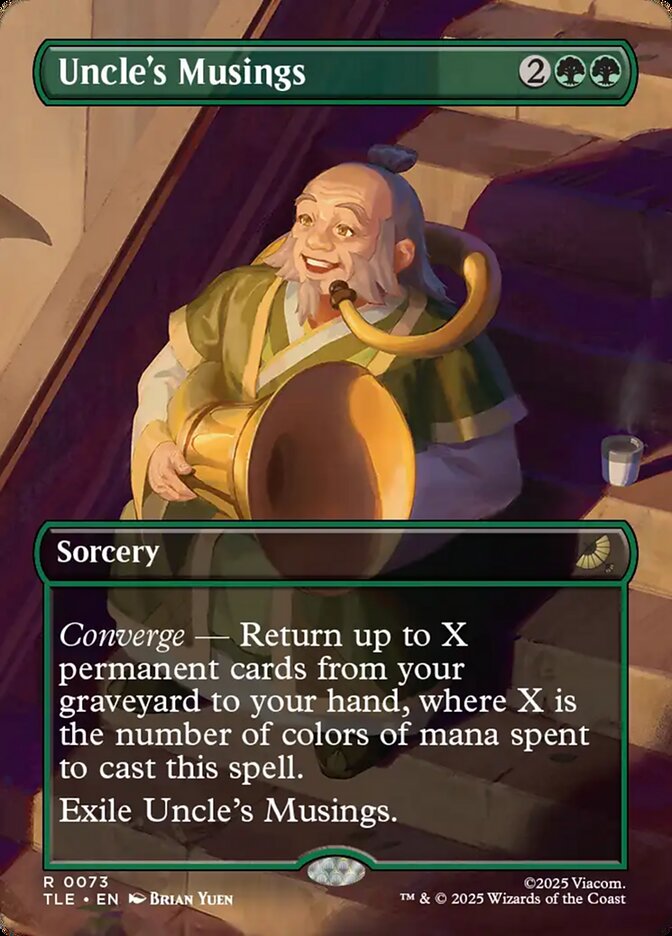 Uncle's Musings card front