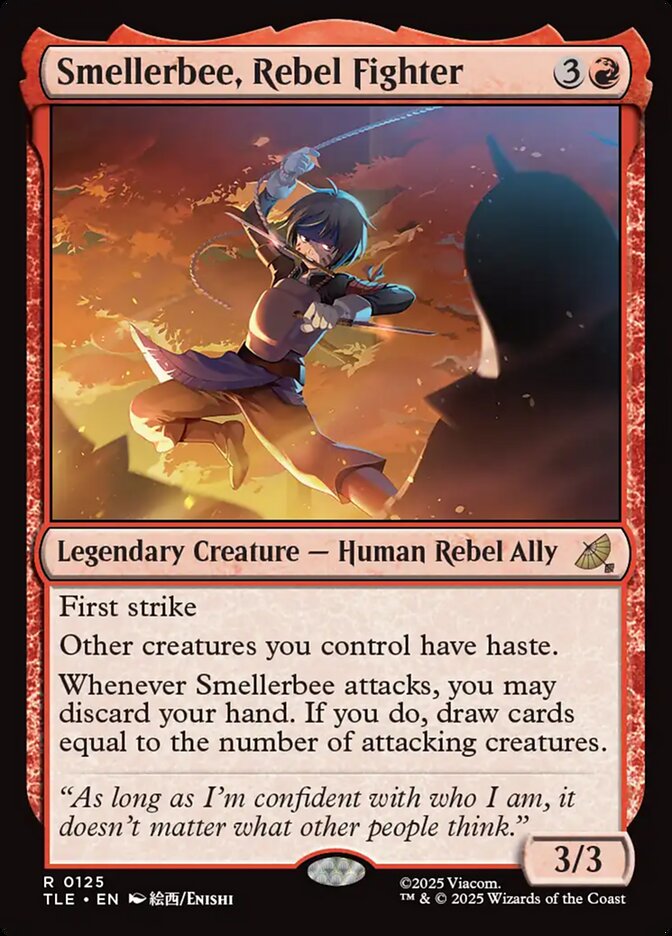 Smellerbee, Rebel Fighter card front