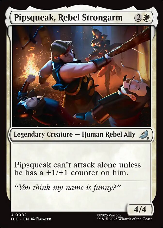 Pipsqueak, Rebel Strongarm card front