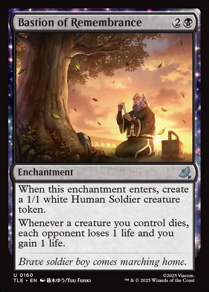 Bastion of Remembrance card front