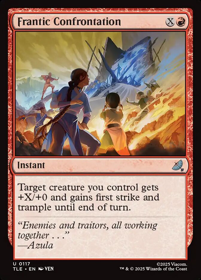 Frantic Confrontation card front