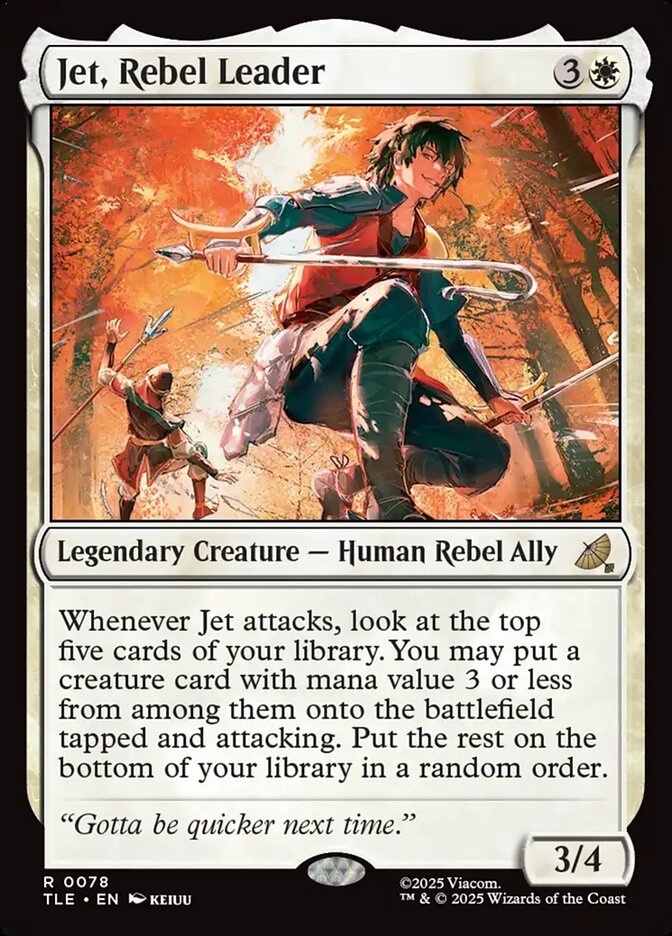 Jet, Rebel Leader card front