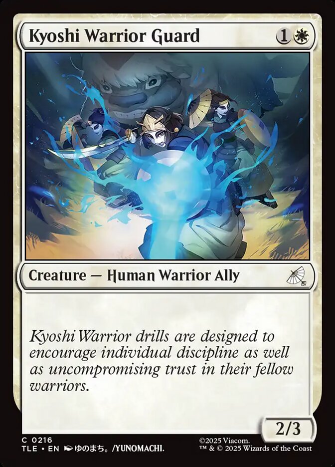 Kyoshi Warrior Guard card front