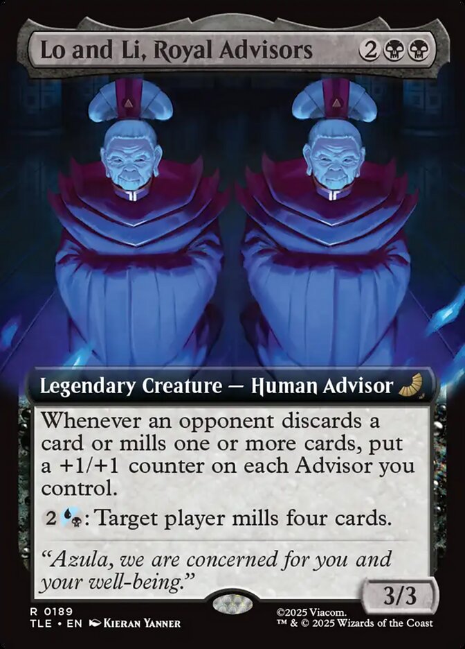 Lo and Li, Royal Advisors card front