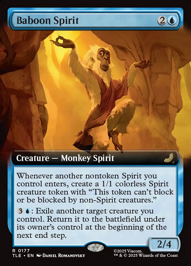 Baboon Spirit card front