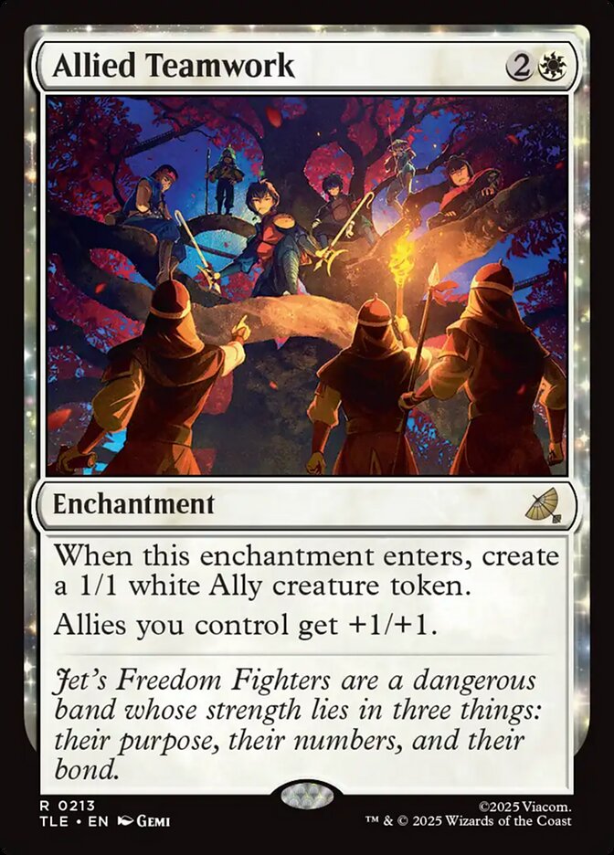 Allied Teamwork card front