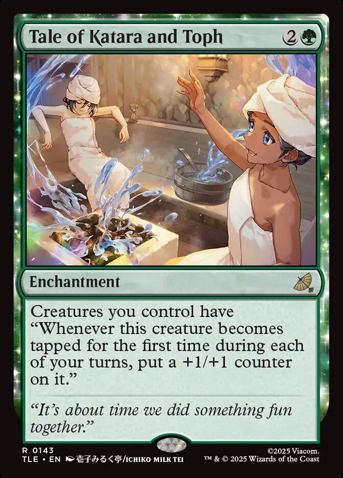 Tale of Katara and Toph card front