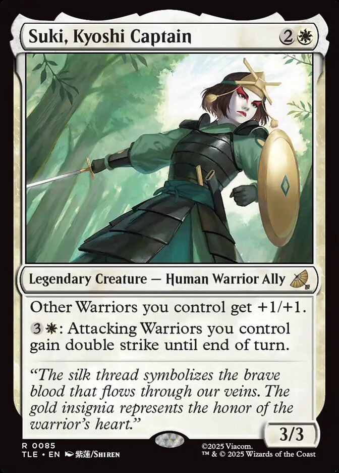 Suki, Kyoshi Captain card front