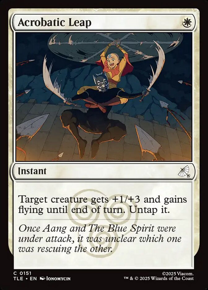 Acrobatic Leap card front