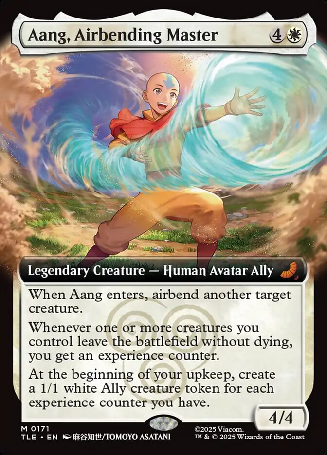 Aang, Airbending Master card front