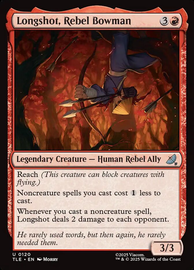 Longshot, Rebel Bowman card front