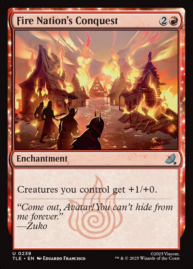 Fire Nation's Conquest card front