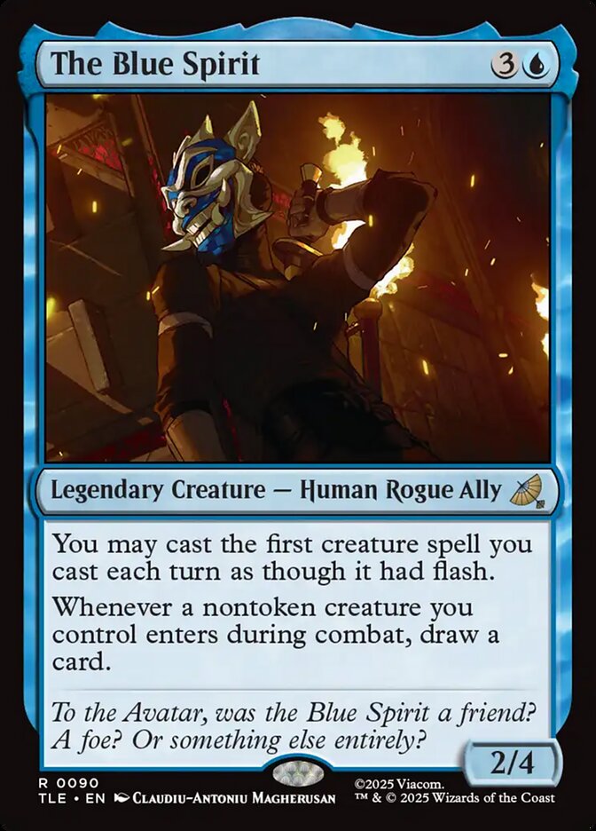 The Blue Spirit card front