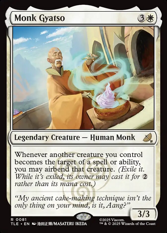 Monk Gyatso card front