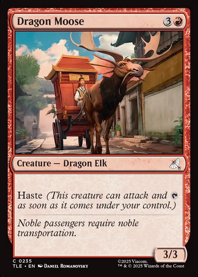Dragon Moose card front