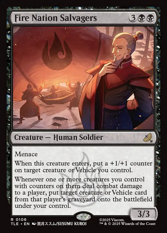 Fire Nation Salvagers card front