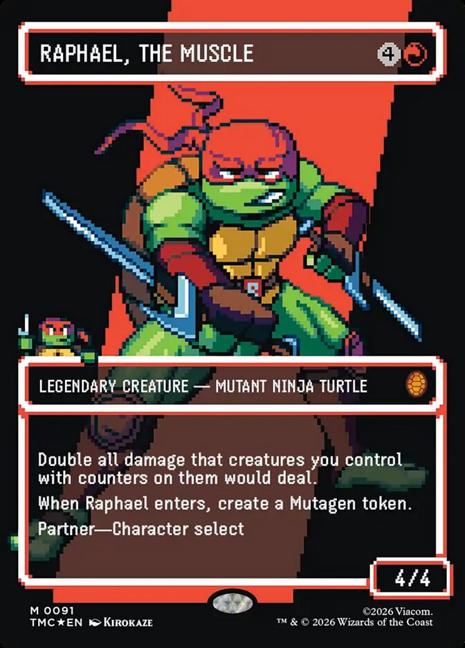 Raphael, the Muscle card front