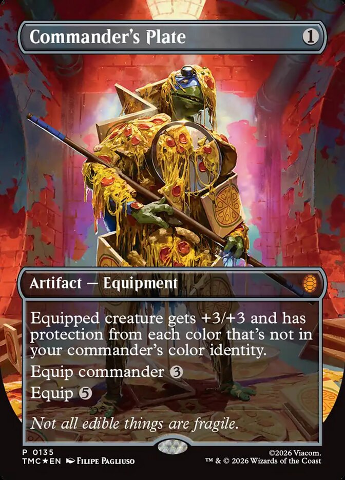 Commander's Plate card front