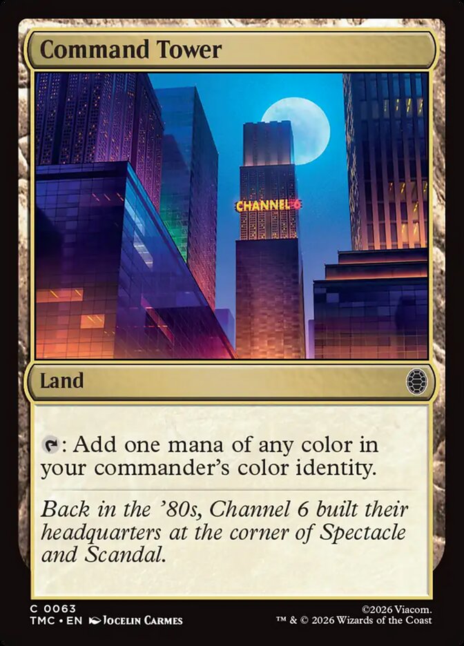 Command Tower card front