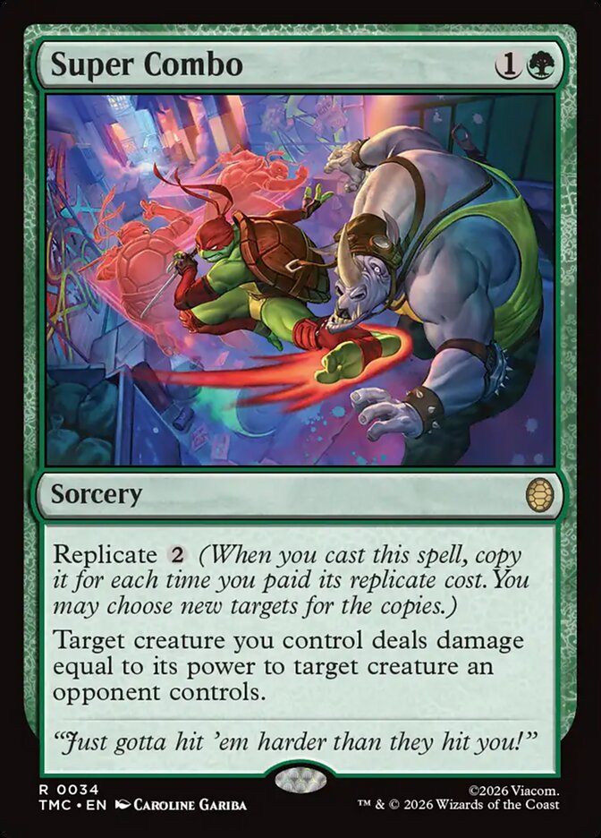 Super Combo card front