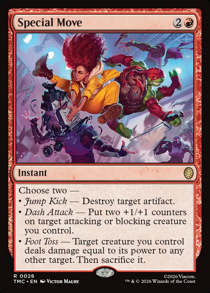 Special Move card front