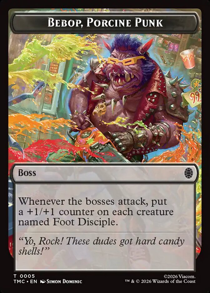 Bebop, Porcine Punk card front