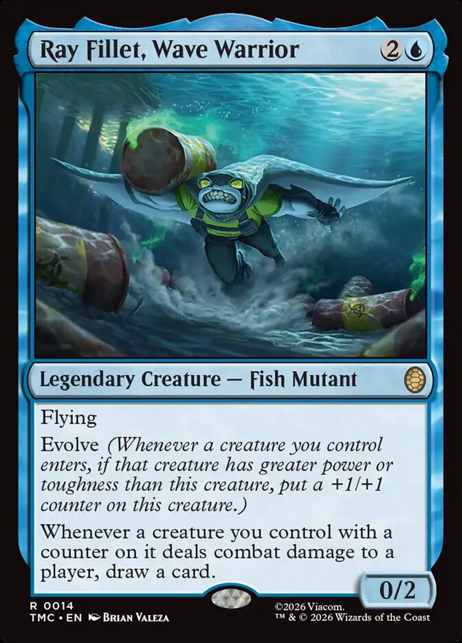 Ray Fillet, Wave Warrior card front