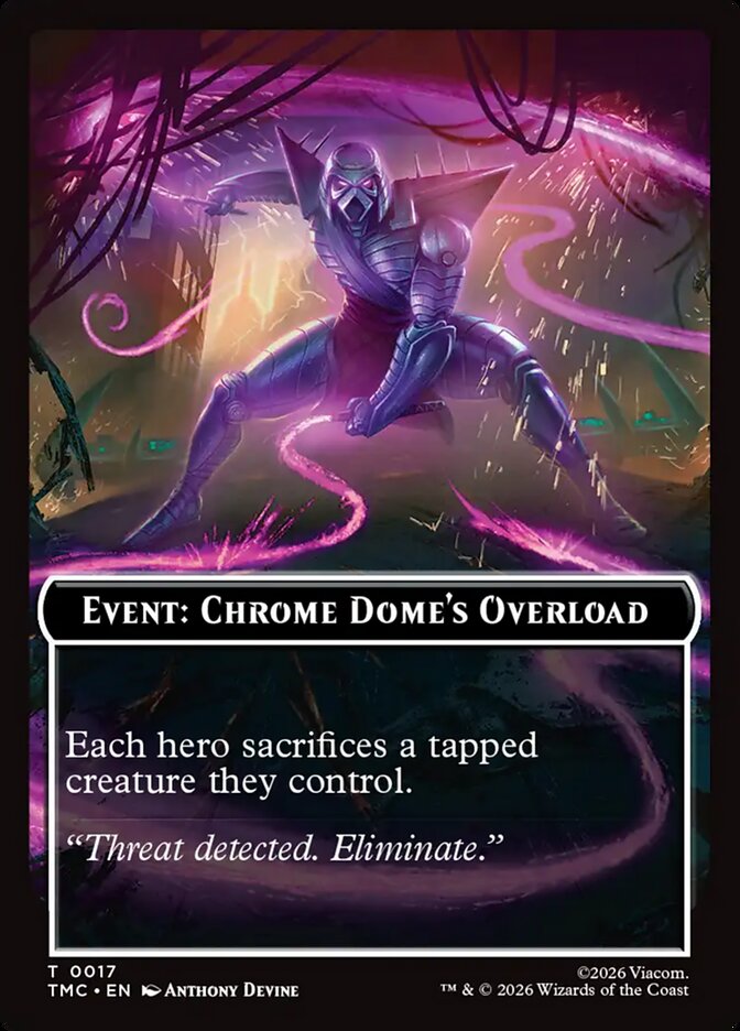 Event: Chrome Dome's Overload card front