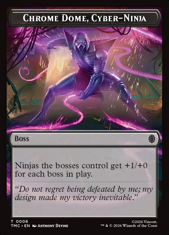 Chrome Dome, Cyber-Ninja card front
