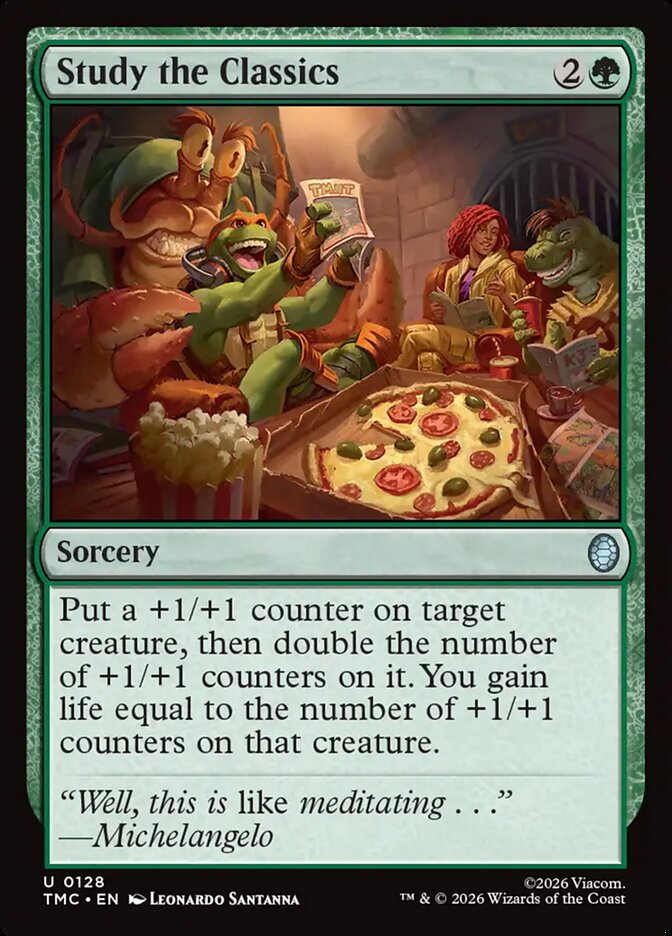 Study the Classics card front