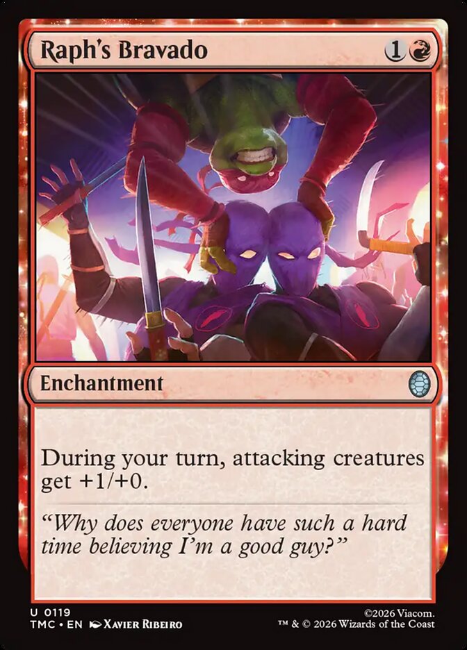 Raph's Bravado card front