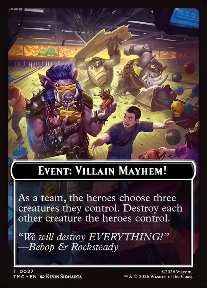 Event: Villain Mayhem! card front