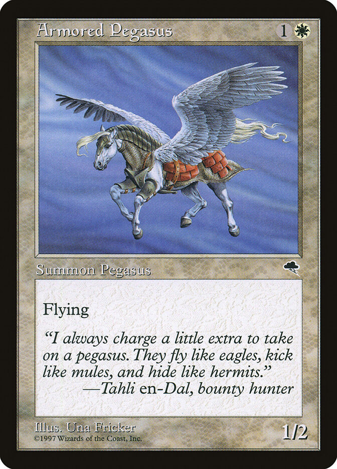 Armored Pegasus card front