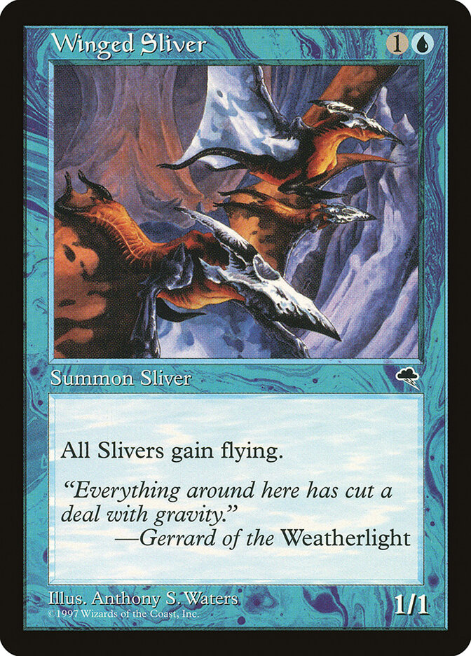Winged Sliver card front