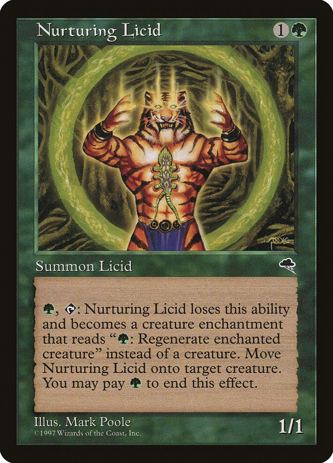 Nurturing Licid card front