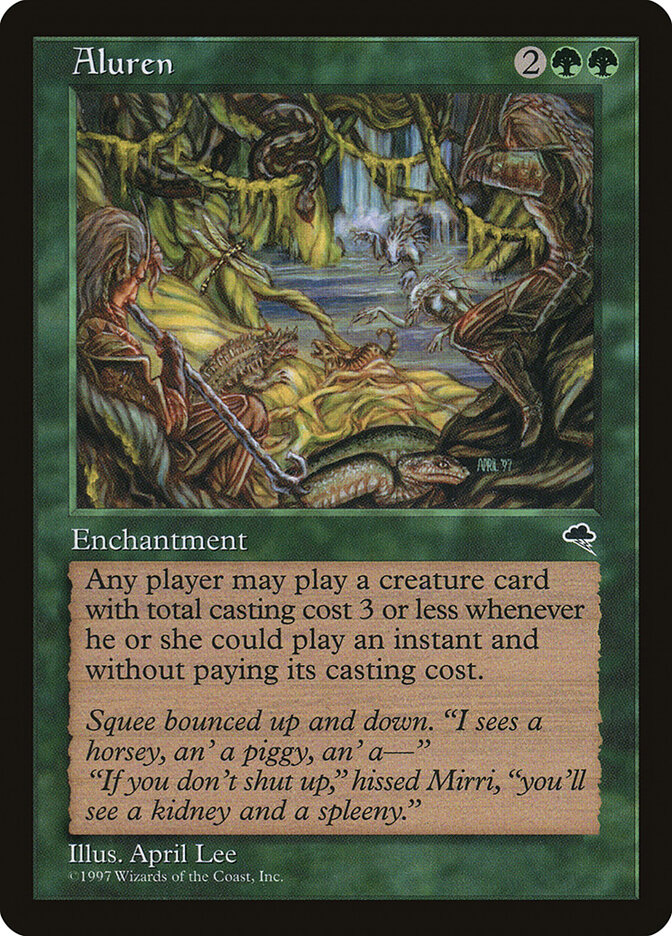 Aluren card front