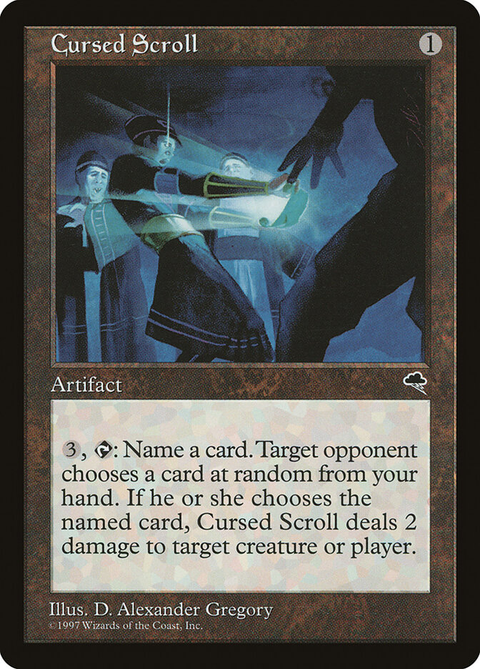 Cursed Scroll card front