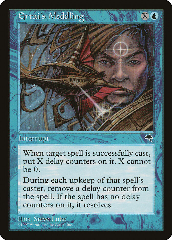 Ertai's Meddling card front