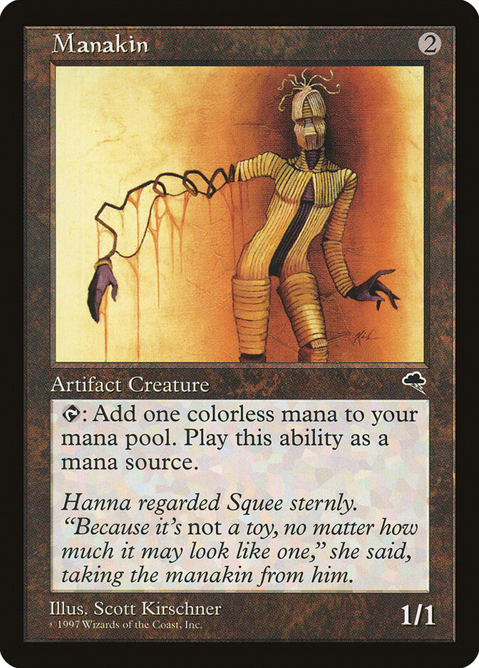 Manakin card front