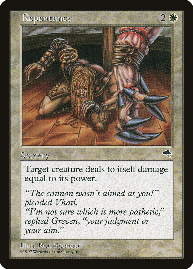 Repentance card front