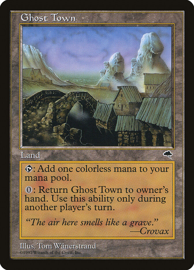 Ghost Town card front