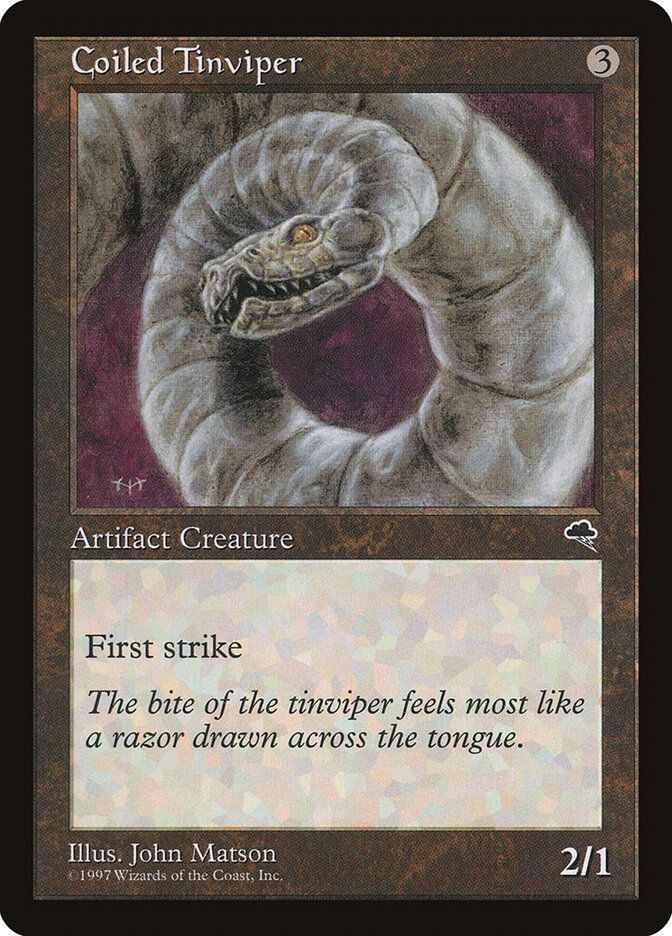 Coiled Tinviper card front