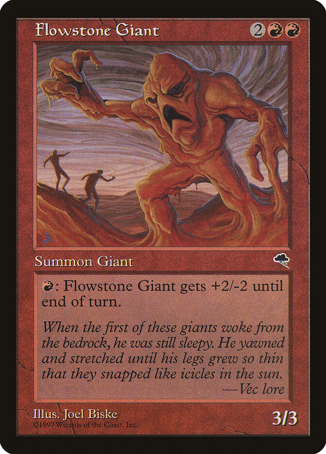 Flowstone Giant card front