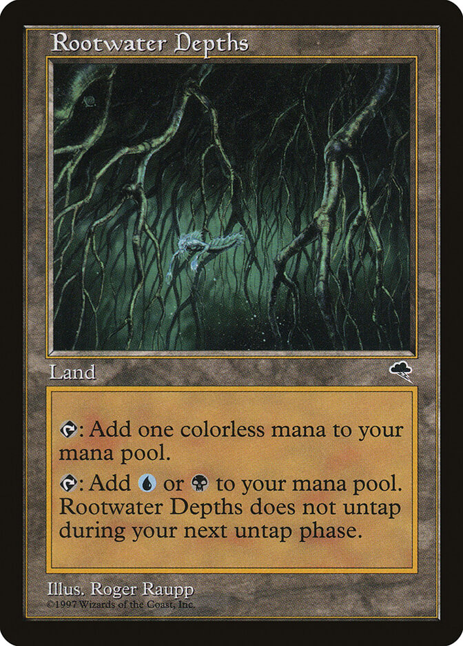 Rootwater Depths card front