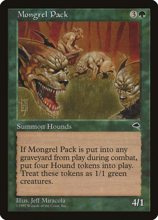 Mongrel Pack card front