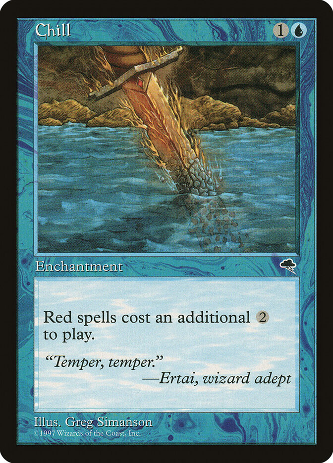 Chill card front