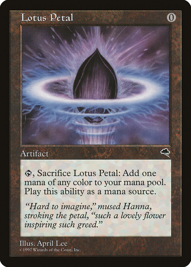 Lotus Petal card front