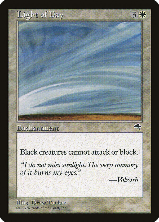 Light of Day card front